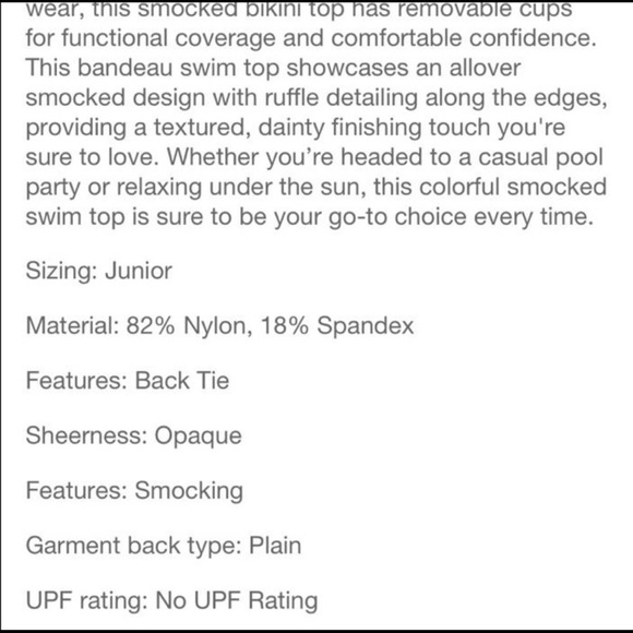 Xhilaration Smocked Off The Shoulder Red And White - Picture 5 of 7